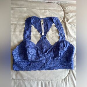 Free People Galloon Lace Racerback Bralette Size Large